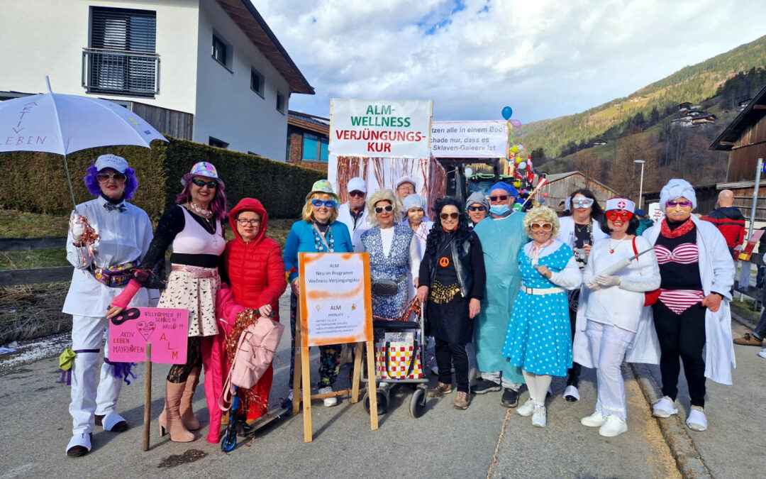 Aktiv-Leben-Mayrhofen auch beim Hollenzen Faschingsumzug dabei